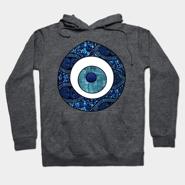 Evil Eye African collage Hoodie by artbyomega